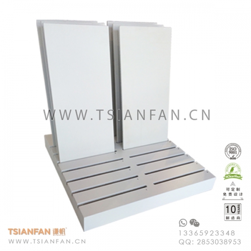 人造石樣板架-石英色塊展示架-木質(zhì)烤漆