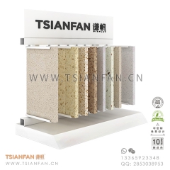 人造石可翻頁小展架-大理石石材展架-廠家直銷