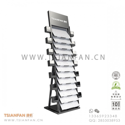 加工定制-崗石促銷(xiāo)架-石材展架效果圖-精致美觀