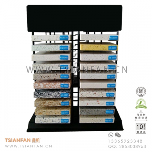 石英石展示架-款式新穎-石材規(guī)格板展架