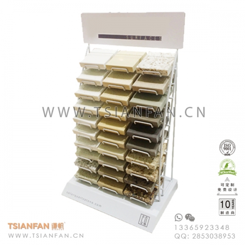 大理石桌面展架-弧形石英石架子-圖片