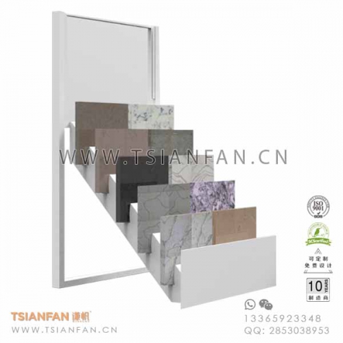 石英石架子可定制-人造石樣品展示架-新款
