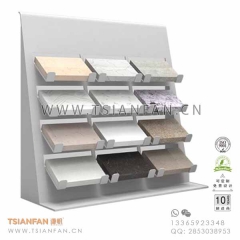 鐵板材質(zhì)-廠家直銷石英石展架-石材樣品展柜-廠家