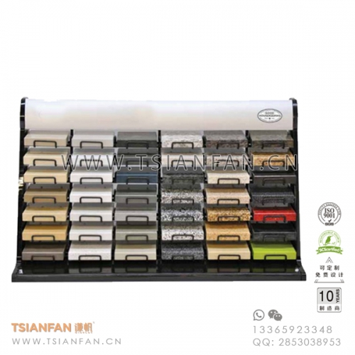 人造石桌面促銷架-石英石樣品架子-工廠