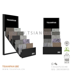 崗石桌面展架-大理石色板架-圖片