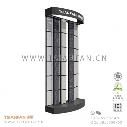 定做-石英石落地架展架-落地式石材展架-圖片實拍