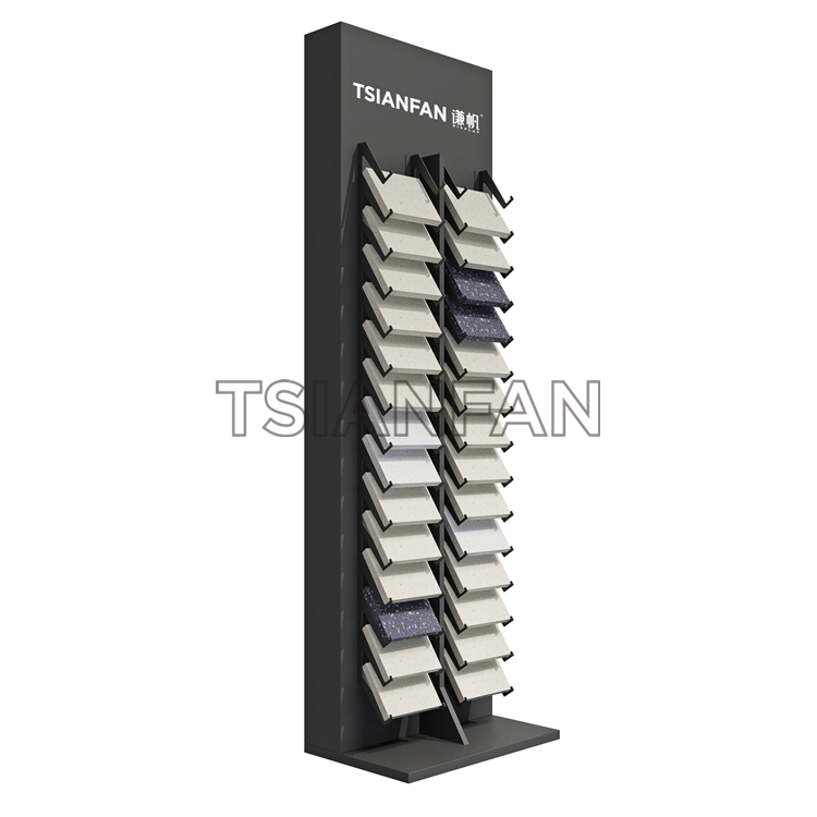 可定做-人造石落地架-石材展架供貨廠家-方便拆裝