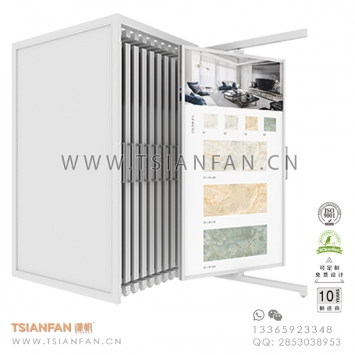 瓷磚抽拉可旋轉(zhuǎn)展示架