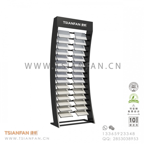 制造-人造石促銷架-花紋板展示架-做工精細