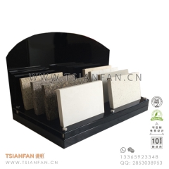 微晶石架子-石英石建材樣品展覽貨架-定制