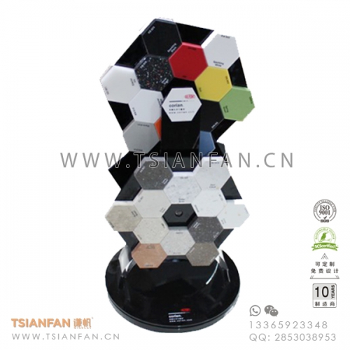 亞克力人造石臺(tái)面架報(bào)價(jià)-石材展板展架圖片