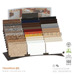 石英石展架造型新穎-石英石樣塊展示架