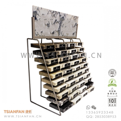 鐵線(xiàn)材質(zhì)-崗石架子-石英石小展架