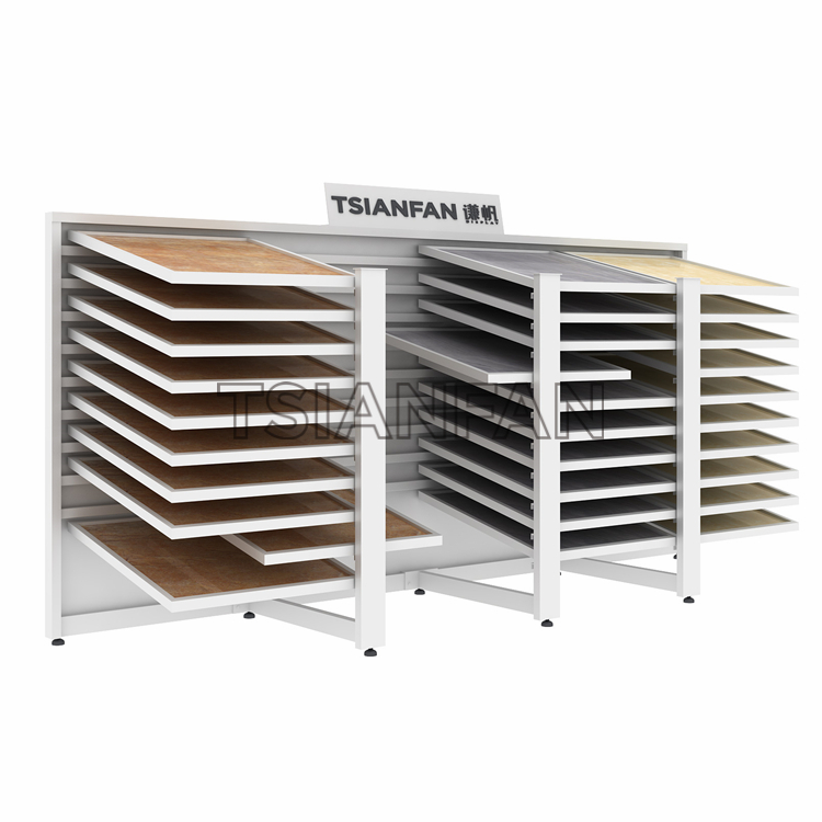 墻磚斜躺展示架