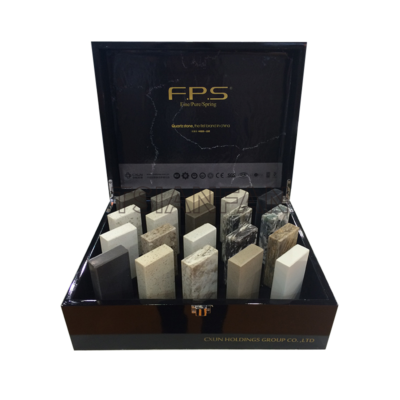 流行-大理石展架廠家-黑色石材展示架