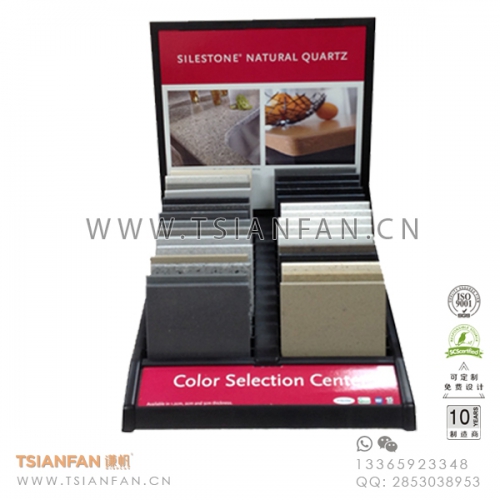 天然石促銷架-石英石臺面樣品展示架-定制