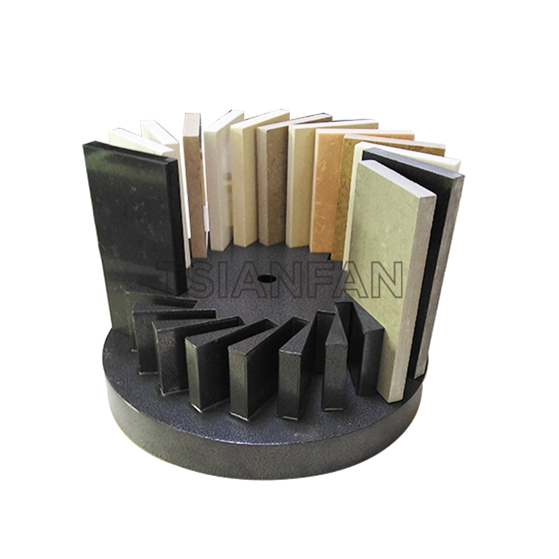 人造石可旋轉(zhuǎn)展架-石材建材陳列架-款式新穎