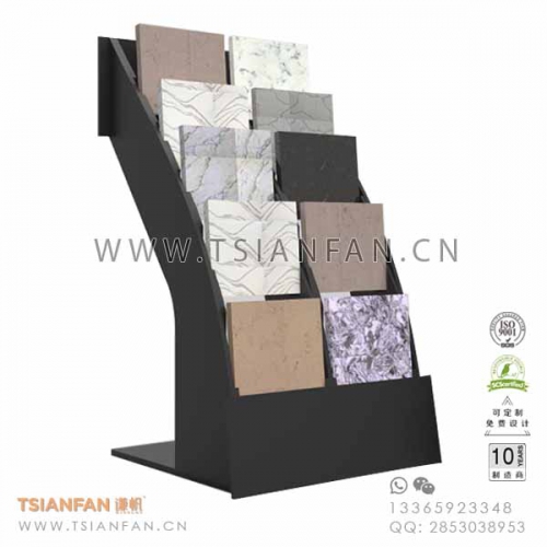 花崗巖臺面架-階梯形石材展示架-公司