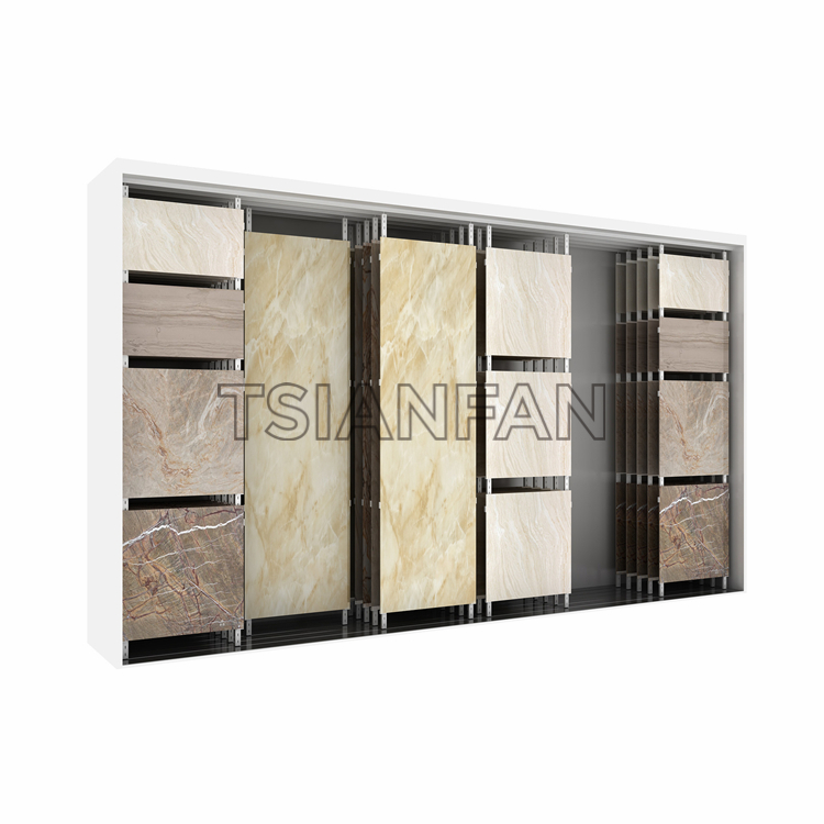瓷磚推拉展架尺寸可調(diào)節(jié)-600 800瓷磚展示架-結(jié)實(shí)耐用