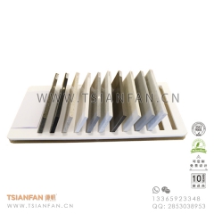 亞克力材質(zhì)石英石架子-大理石花崗巖展架工廠