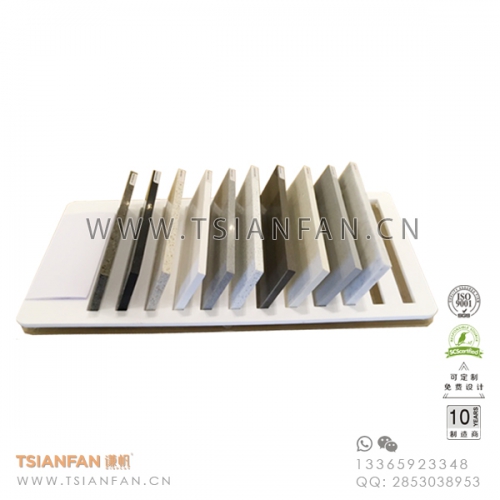 亞克力材質(zhì)石英石架子-大理石花崗巖展架工廠