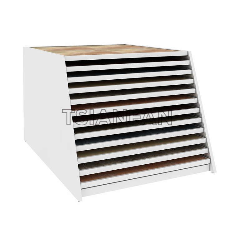 廠家提供-墻磚抽拉展示架-瓷磚斜面抽屜柜-質(zhì)量保障