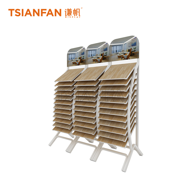 木地板促銷架-地板門店展架-圖片實(shí)拍