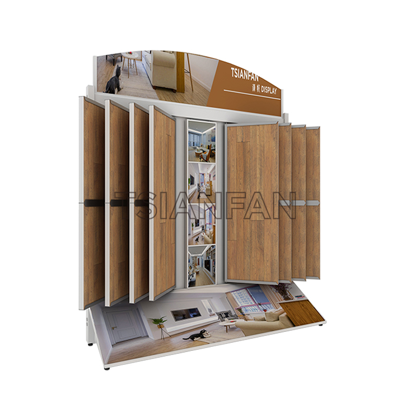 木地板翻頁(yè)架子-塑膠地板翻頁(yè)展示架-量大優(yōu)惠