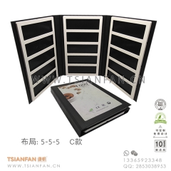 石英石3折頁(yè)樣品冊(cè)-人造石樣板夾-可定做