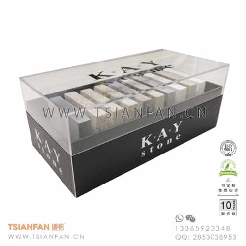 石材亞克力材質(zhì)樣品箱