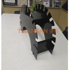 造型新意-拱形大理石促銷架-玉石樣塊展架-報價