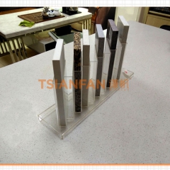 微晶石臺面架-大理石石瓷磚樣品陳列架-亞克力材質