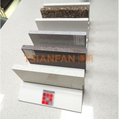 木質(zhì)白色烤漆-崗石展架-石英石陳列架