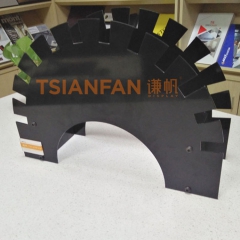 造型新意-拱形大理石促銷架-玉石樣塊展架-報價