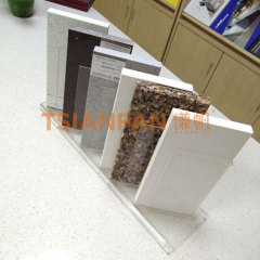 微晶石臺面架-大理石石瓷磚樣品陳列架-亞克力材質