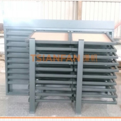 瓷磚雙排斜躺展示架-放瓷磚展廳展架-精致美觀