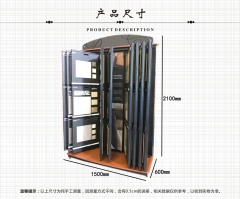 地磚翻頁(yè)促銷(xiāo)架-瓷磚展板展示架-精致美觀