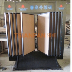 陶瓷翻頁促銷架-瓷磚小樣品翻頁架-尺寸可定做