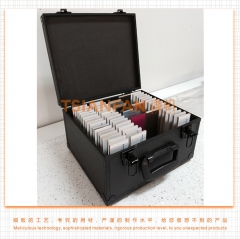 天然石樣品盒-黑色大理石鋁合金手提箱-尺寸可定做