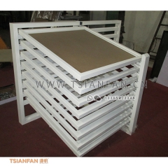 陶瓷平躺展架-瓷磚斜趟式展示架-精致美觀