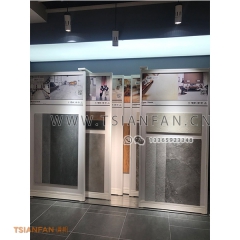地磚雙排推拉展架-高檔展廳瓷磚推拉架-展示架制作精美