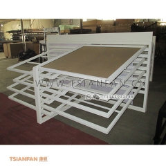 陶瓷平躺展架-瓷磚斜趟式展示架-精致美觀