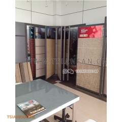 陶瓷翻頁展示架-旋轉(zhuǎn)式瓷磚展具-出口品質(zhì)