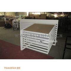 陶瓷平躺展架-瓷磚斜趟式展示架-精致美觀