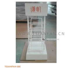白色烤漆-天然石展架-大理石石材建材小貨架