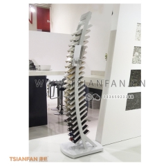 提供定做-塑料層板石英石展架-大理石展示架-精致美觀