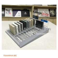 天然石桌面展架-人造石大理石桌面展架-定制LOGO