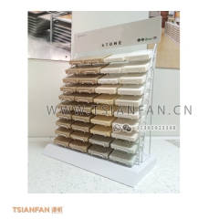 不銹鋼材質(zhì)-大理石展架-拋光石展示架-工廠