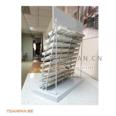 不銹鋼材質(zhì)-大理石展架-拋光石展示架-工廠