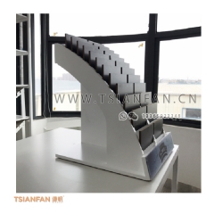 花崗巖臺面架-階梯形石材展示架-公司